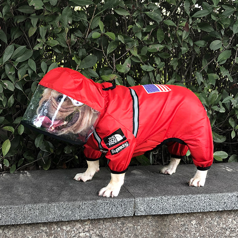 Frenchie Raincoat Jumpsuit