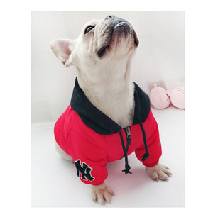 Black & Red Dog Hoodie