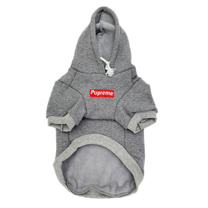 Gray Pupreme Hoodie